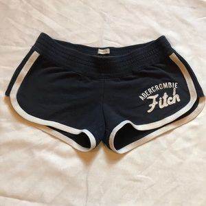 Abercrombie & Fitch blue cotton shorts